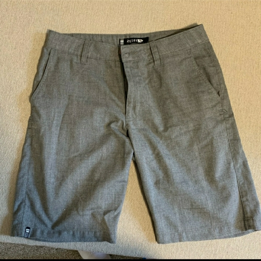 Men's Gray Casual Shorts